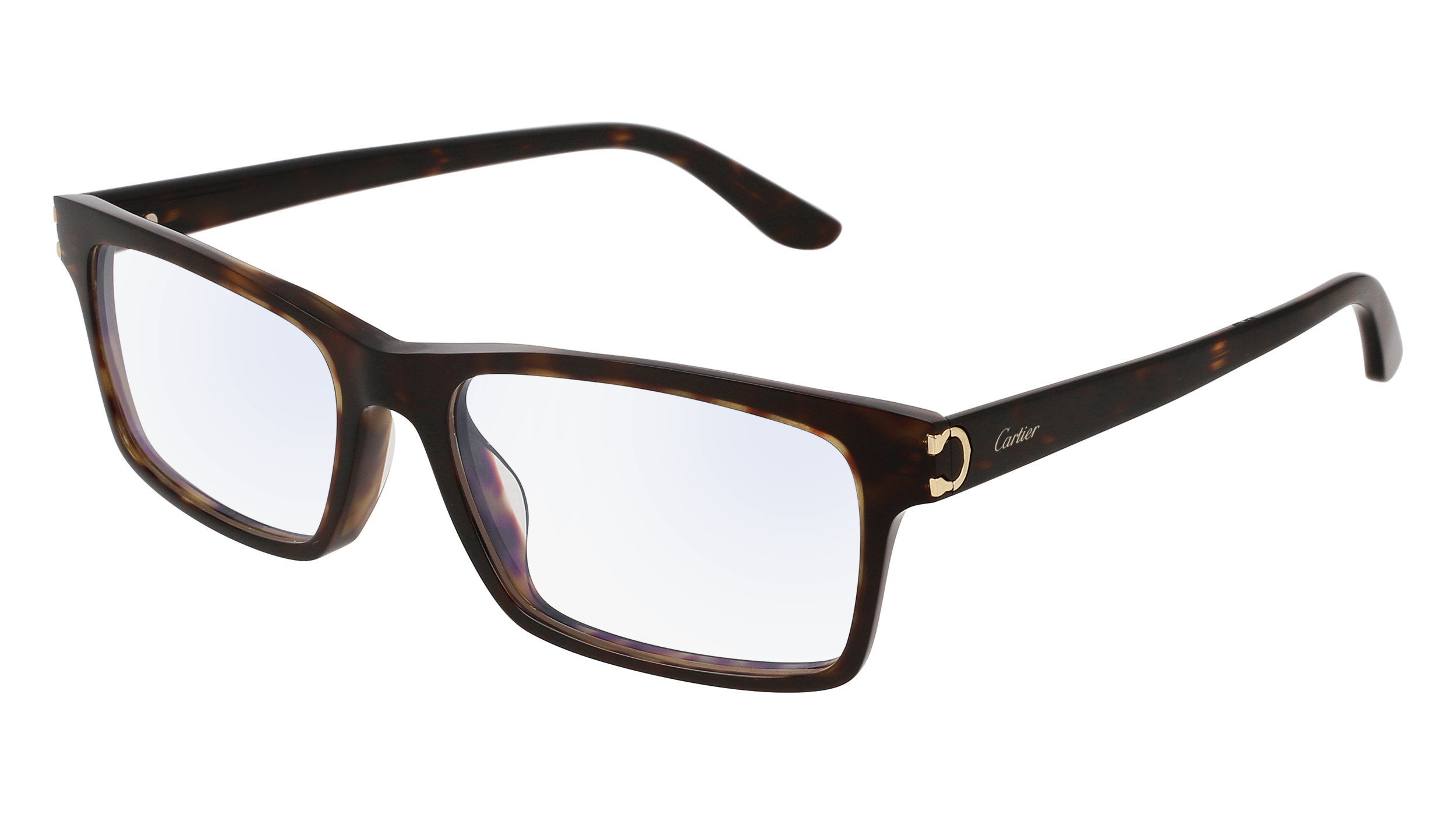 Cartier spectacle frame black womens